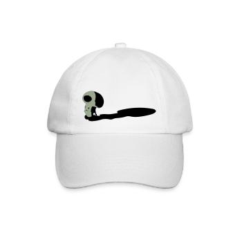 Pilzkopf - Baseballkappe - Weiß/Weiß - Vorne