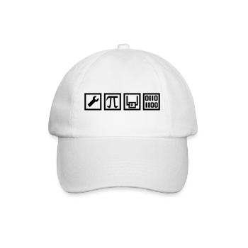 Techniker - Baseballkappe - Weiß/Weiß - Vorne