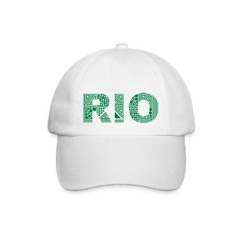 Rio de Janeiro - Baseballkappe - Weiß/Weiß - Vorne