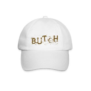 macho - Baseballkappe - Weiß/Weiß - Vorne
