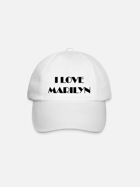 marilynbroadway - Baseballkappe - Weiß/Weiß