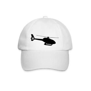 Helicopter - Baseballkappe - Weiß/Weiß - Vorne