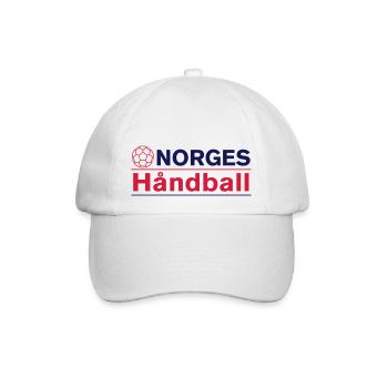 Norges-Handball - Baseballkappe - Weiß/Weiß - Vorne