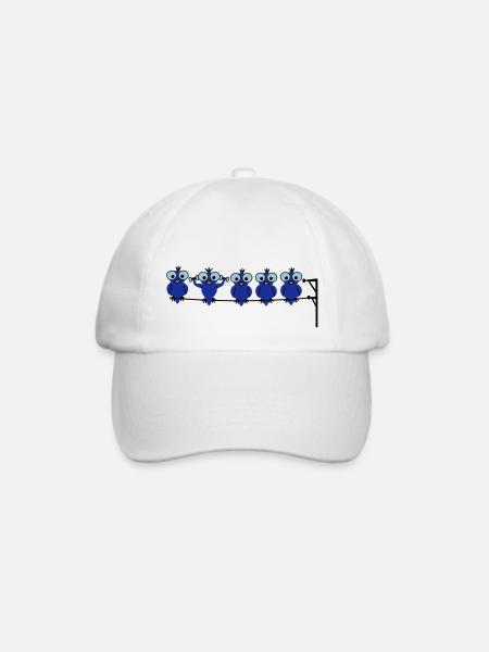 Vogel Sport - Baseballkappe - Weiß/Weiß