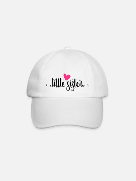 little sister - Baseballkappe - Weiß/Weiß