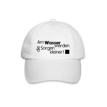 wasser - Baseballkappe - Weiß/Weiß - Vorne