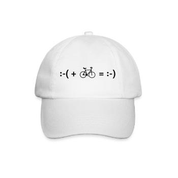 Kunstrad, Kunstradfahren, Hallenradsport - Baseballkappe - Weiß/Weiß - Vorne