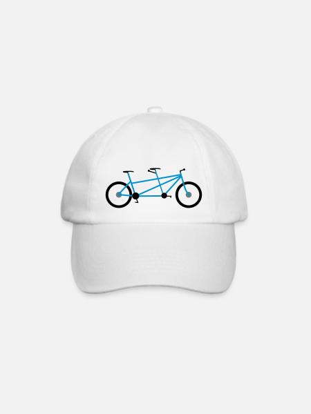 tandem - Baseballkappe - Weiß/Weiß