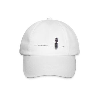 little owl - Must-have für Steinkauzfans - Baseballkappe - Weiß/Weiß - Vorne