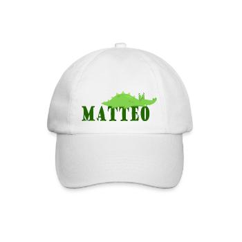 Matteo - Baseballkappe - Weiß/Weiß - Vorne