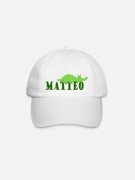 Matteo - Baseballkappe - Weiß/Weiß