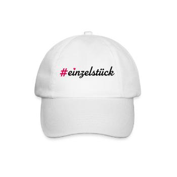 Einzelstück - Baseballkappe - Weiß/Weiß - Vorne
