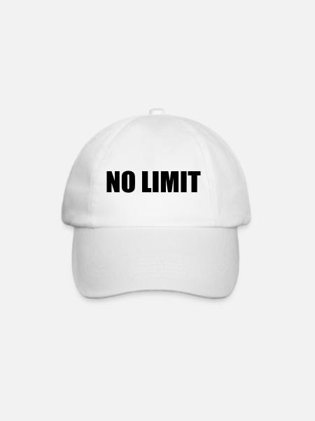 No limit - Baseballkappe - Weiß/Weiß