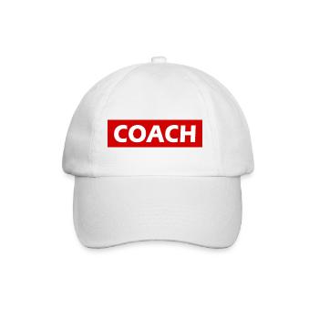 Coach - Baseballkappe - Weiß/Weiß - Vorne