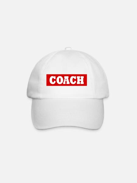 Coach - Baseballkappe - Weiß/Weiß