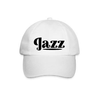 jazz - Baseballkappe - Weiß/Weiß - Vorne