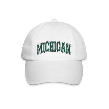 Michigan - Baseballkappe - Weiß/Weiß - Vorne