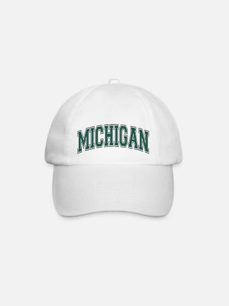 Michigan - Baseballkappe - Weiß/Weiß