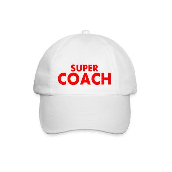Coach - Baseballkappe - Weiß/Weiß - Vorne