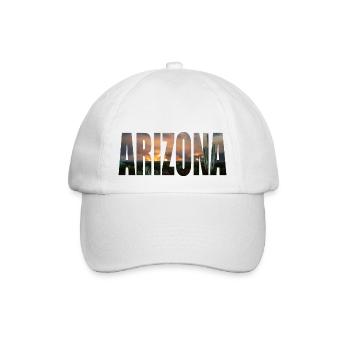 arizona - Baseballkappe - Weiß/Weiß - Vorne
