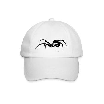 Spinne - Baseballkappe - Weiß/Weiß - Vorne