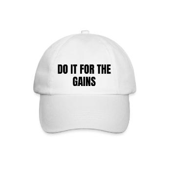 Gains - Baseballkappe - Weiß/Weiß - Vorne