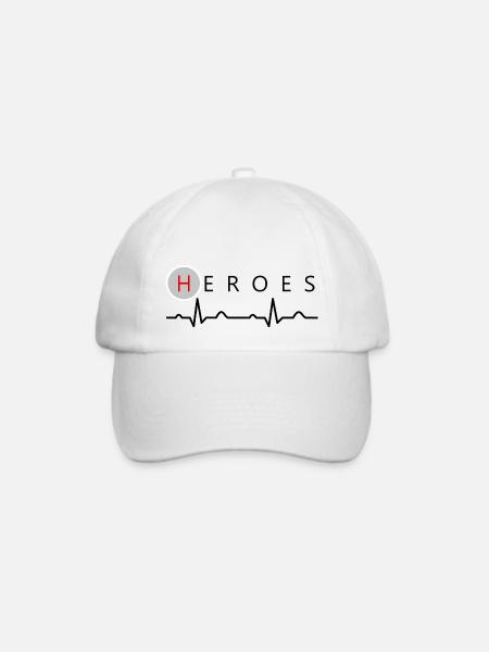 HEROES - Baseballkappe - Weiß/Weiß