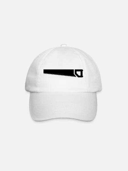 Säge - Baseballkappe - Weiß/Weiß