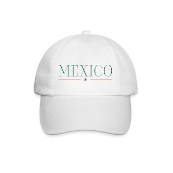 Ich lieben Mexiko - Baseballkappe - Weiß/Weiß - Vorne