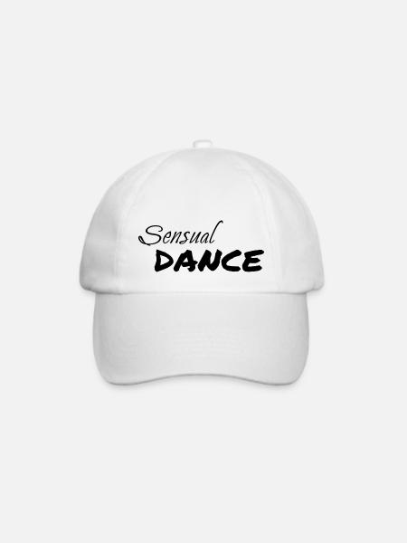 Dancing Dance Music - Baseballkappe - Weiß/Weiß