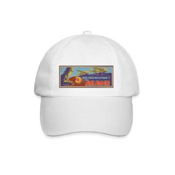 PNP-Dienst - Baseballkappe - Weiß/Weiß - Vorne