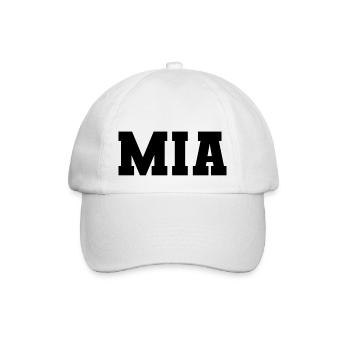 Name - Mia - Baseballkappe - Weiß/Weiß - Vorne