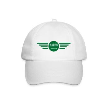 Saudi Arabien Wüstenzauber Stil Design T-Shirt - Baseballkappe - Weiß/Weiß - Vorne