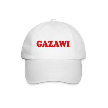 Gazawi gaza - Baseballkappe - Weiß/Weiß - Vorne