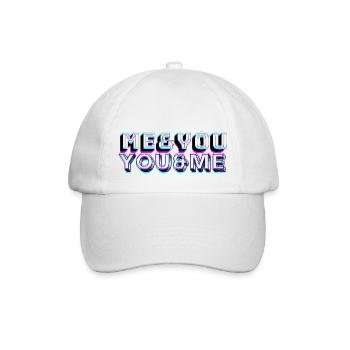 Me&You You&Me - Baseballkappe - Weiß/Weiß - Vorne