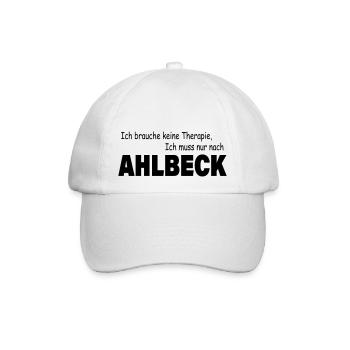 Therapie AHLBECK - Baseballkappe - Weiß/Weiß - Vorne