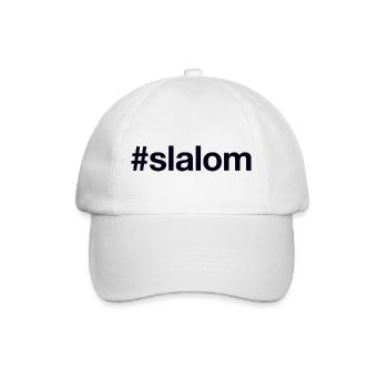 SLALOM Hashtag - Baseballkappe - Weiß/Weiß - Vorne
