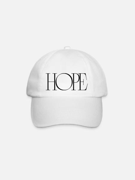 HOPE - Baseballkappe - Weiß/Weiß