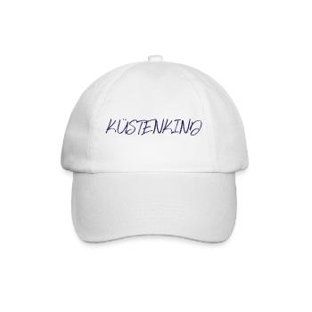 Kuestenkind, navy - Baseballkappe - Weiß/Weiß - Vorne