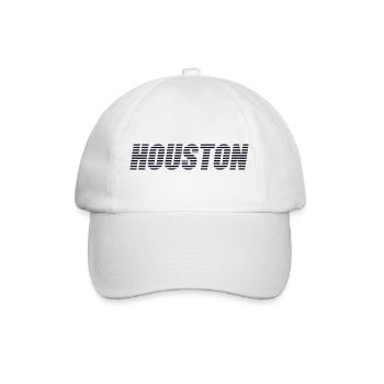 Houston Texas - Baseballkappe - Weiß/Weiß - Vorne