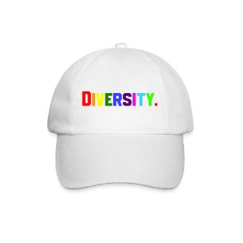 Diversity - Baseballkappe - Weiß/Weiß - Vorne