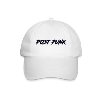 Post Punk - Baseballkappe - Weiß/Weiß - Vorne
