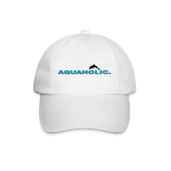 AQUAHOLIC - Baseballkappe - Weiß/Weiß - Vorne