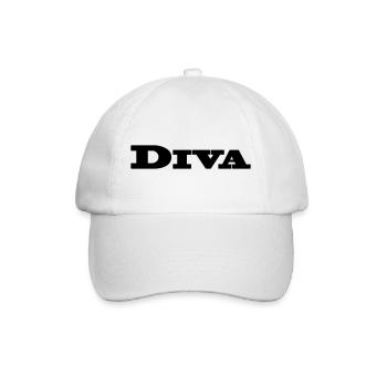DIVA - Baseballkappe - Weiß/Weiß - Vorne