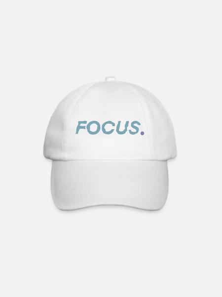 Focus - Baseballkappe - Weiß/Weiß