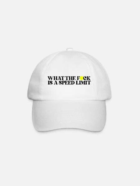Auto - Baseballkappe - Weiß/Weiß