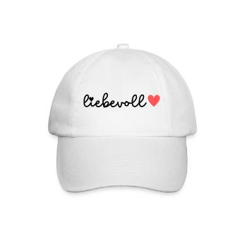 LIEBEVOLL  liebevoll - Baseballkappe - Weiß/Weiß - Vorne