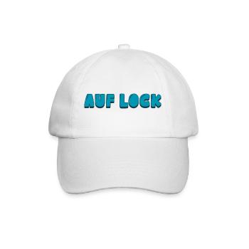 Auf Lock - Baseballkappe - Weiß/Weiß - Vorne
