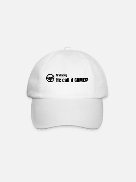 He call it Game V2 - Baseballkappe - Weiß/Weiß