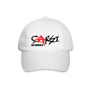 CARSI biz burdayiz - Baseballkappe - Weiß/Weiß - Vorne